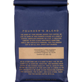 Stumptown Founder's Blend steaming cup evokes inviting aroma and comfort