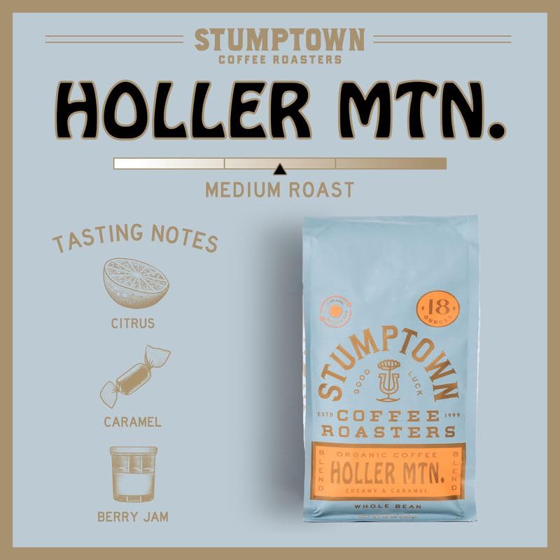 Stumptown Holler Mountain espresso pour-over setup, ready for rich, balanced cups.
