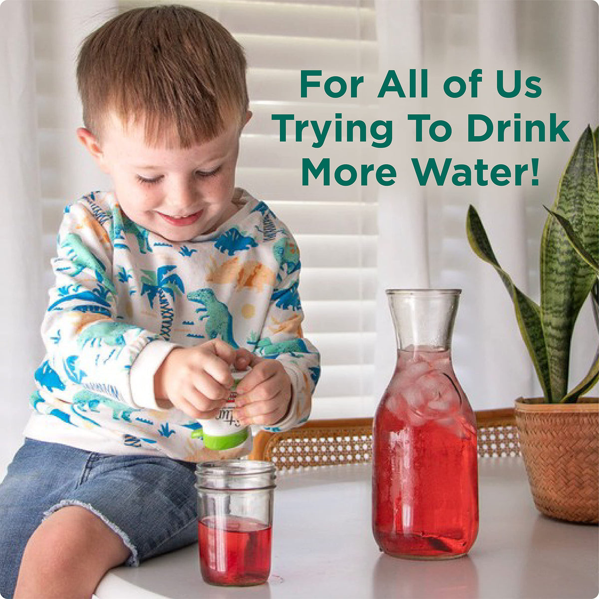 Stur Founder's Favorites lifestyle setup flavored water at home or office