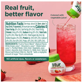 Stur classic variety bottle provides Vitamin C and antioxidants in daily water