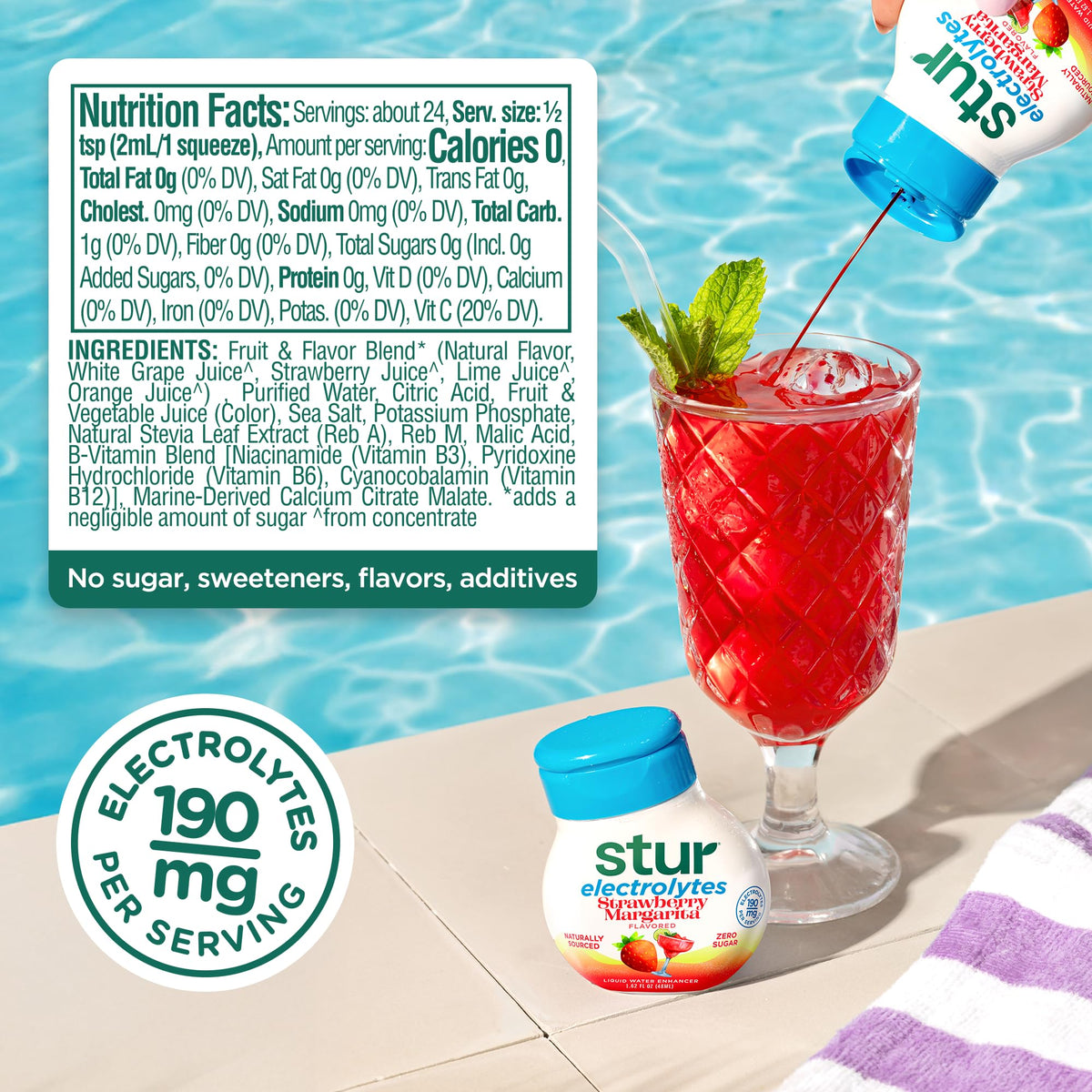 Stur real fruit extracts imply authentic flavor without artificial sweeteners.
