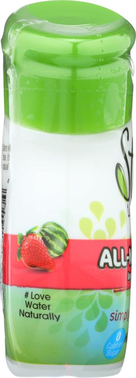 Stur Strawberry Watermelon being poured into a glass to flavor water.