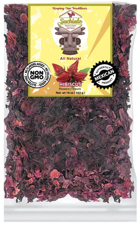 Suchiate hibiscus flowers at peak bloom showing vibrant color and aroma for tea and infusions