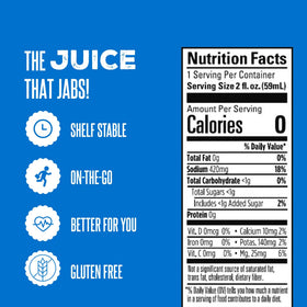 SUCKERPUNCH non-GMO ingredients label close-up emphasizing clean components.