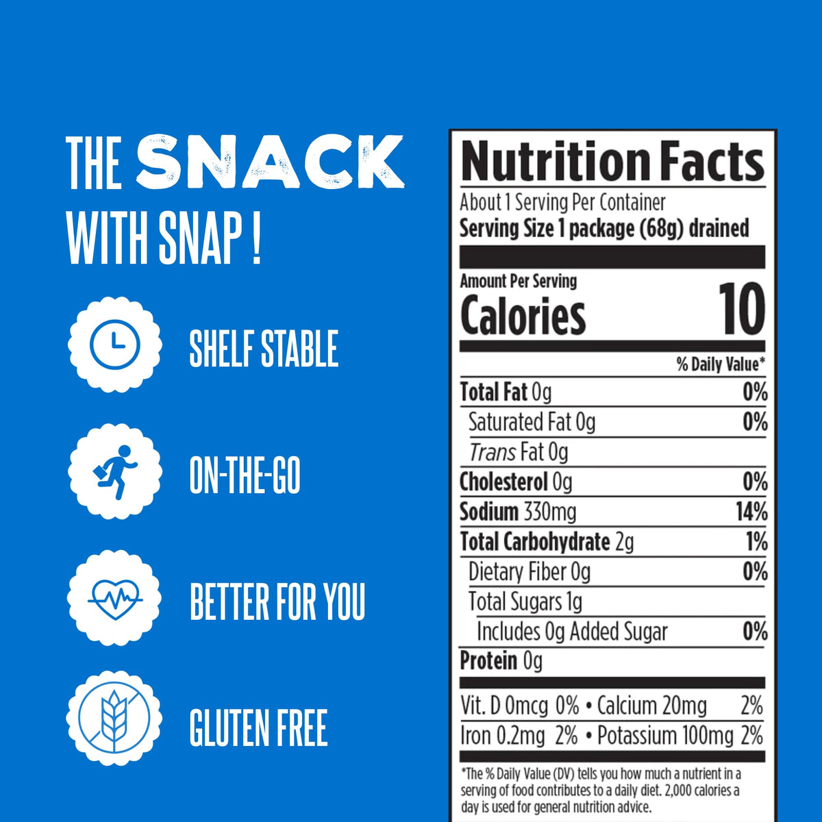 On-the-go snack pouch from SuckerPunch for quick, convenient eating.
