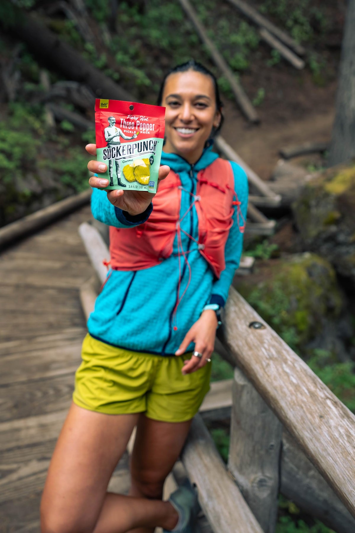 SuckerPunch gluten-free and kosher pickles in a shelf-stable pouch