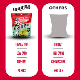 SuckerPunch pickles are a ideal meal companion with burgers or sandwiches