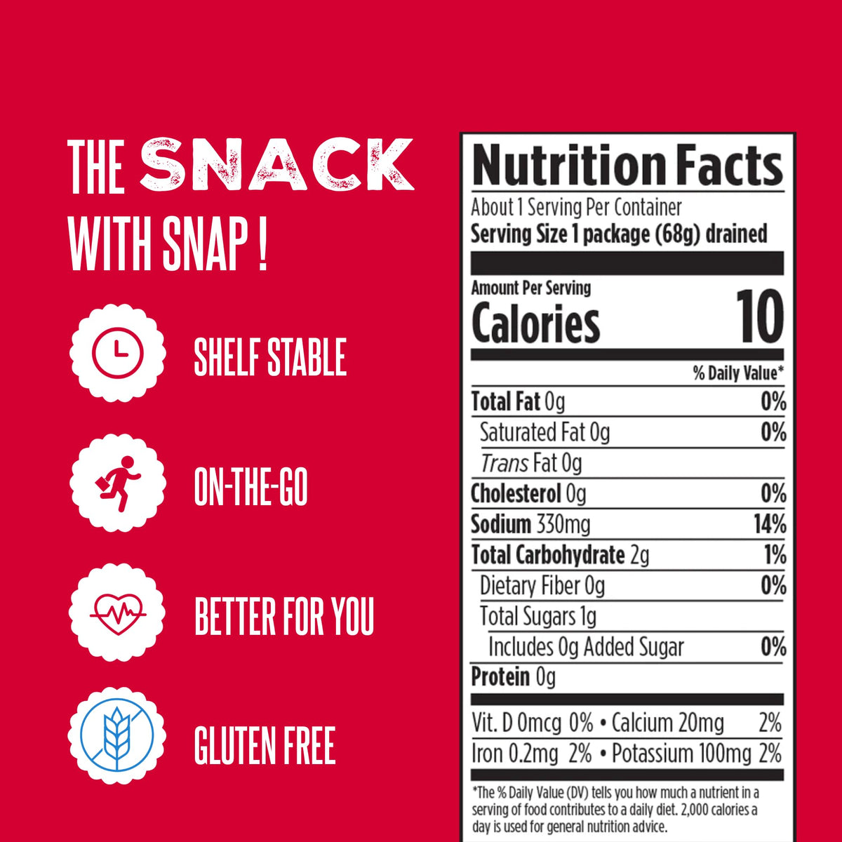 SuckerPunch non-GMO ingredients maintain freshness from cucumber to pouch