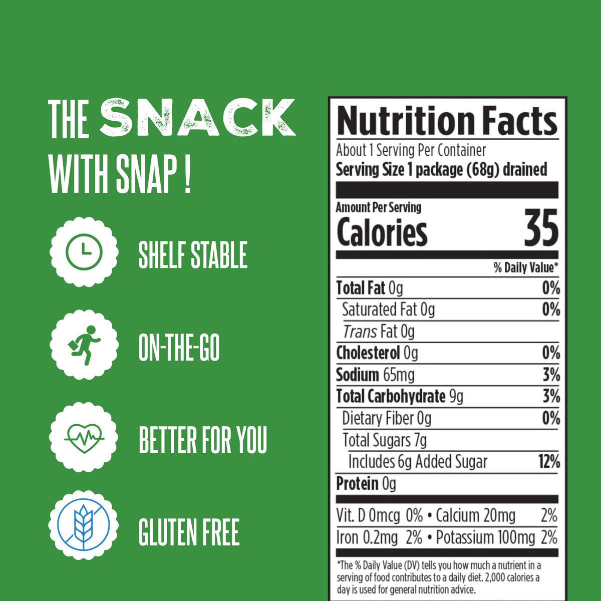 SuckerPunch on-the-go pickle pouch shown as quick snack option