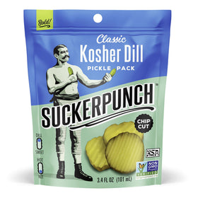USA-crafted SuckerPunch pickles emphasize quality and dependable flavor.