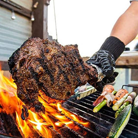 Brisket seasoned with Campfire Steak Seasoning for deep flavor