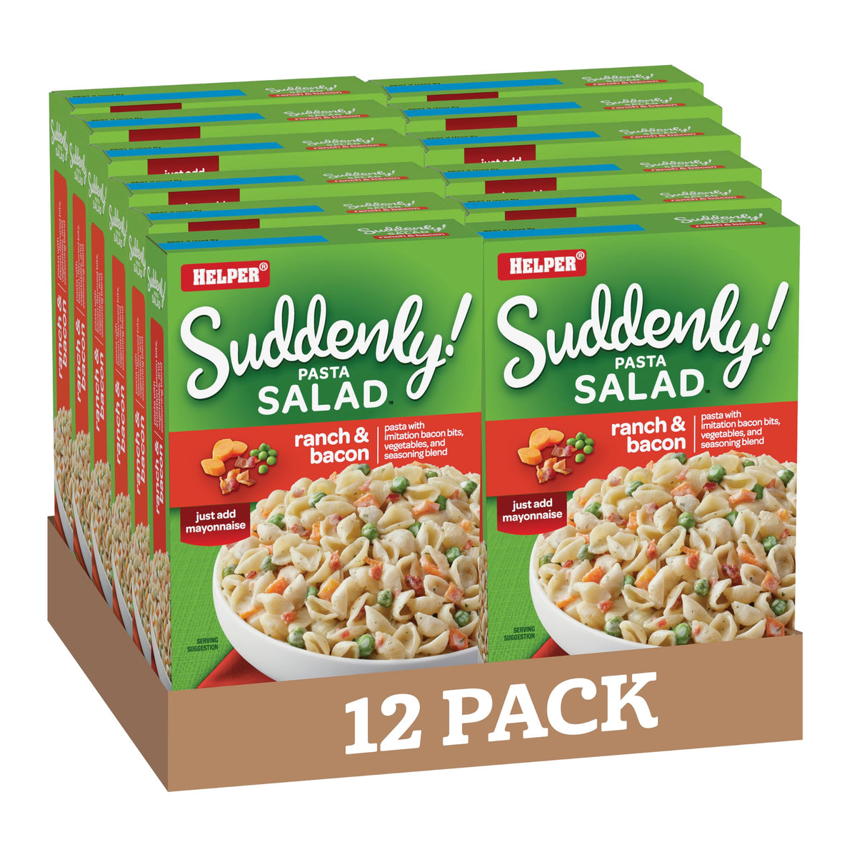 Suddenly Salad Ranch & Bacon box ready for a quick, flavorful gathering side.