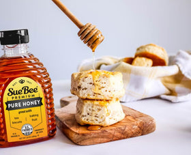 Sue Bee packets provide on-the-go sweetening for recipes.