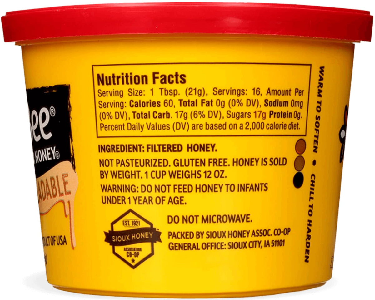 Gift-ready Sue Bee Spun Clover Honey pack, perfect for pantry staples and gifting.