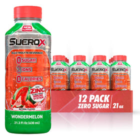 SueroX Wondermelon bottle: refreshing hydration with zero sugar and electrolytes