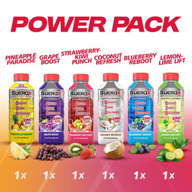 Suerox pineapple flavor bottle ready for gym or home use