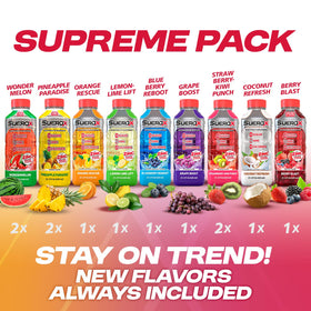 SueroX Supreme Pack grape flavor can for quick hydration