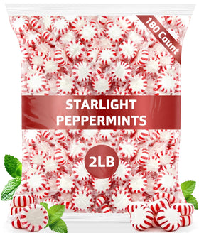 SUGADELIC Starlight Peppermints bulk bag front, ideal for party bowls and gatherings