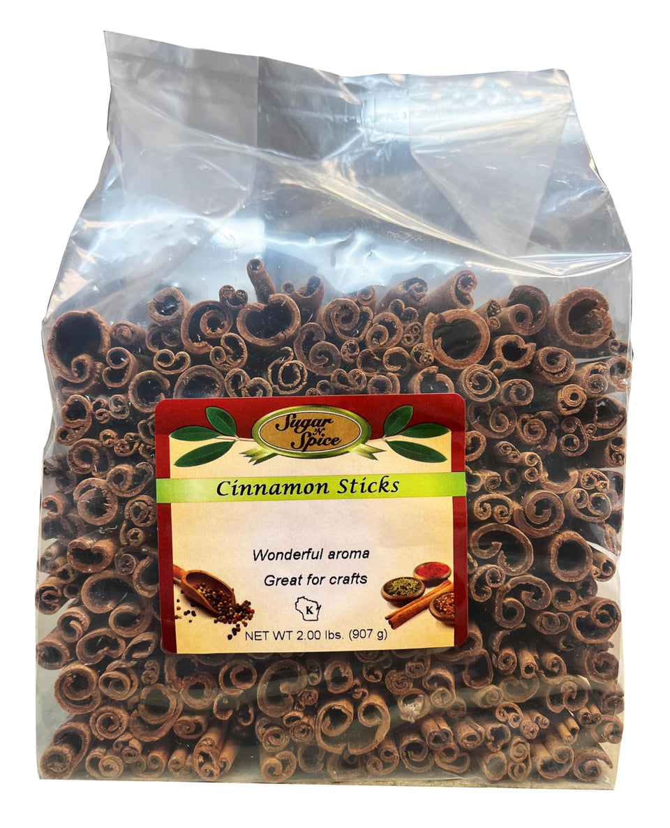 Sugar N Spice 4in cinnamon sticks bulk bag for baking and crafts
