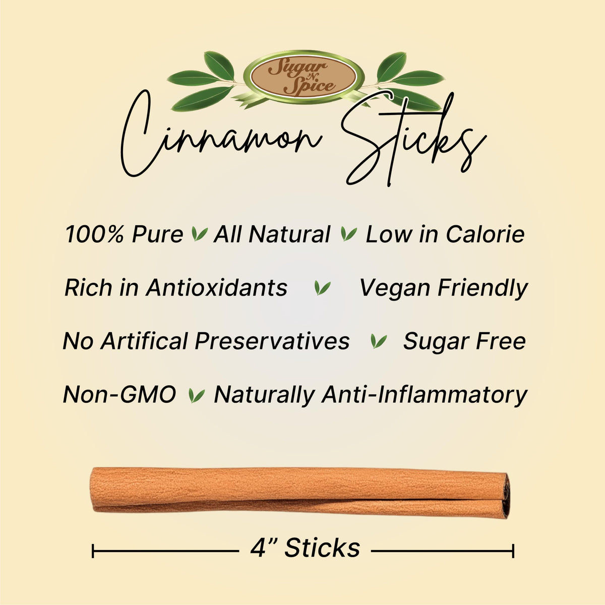 Sugar N Spice cinnamon sticks closeup aroma suggests rich spice notes