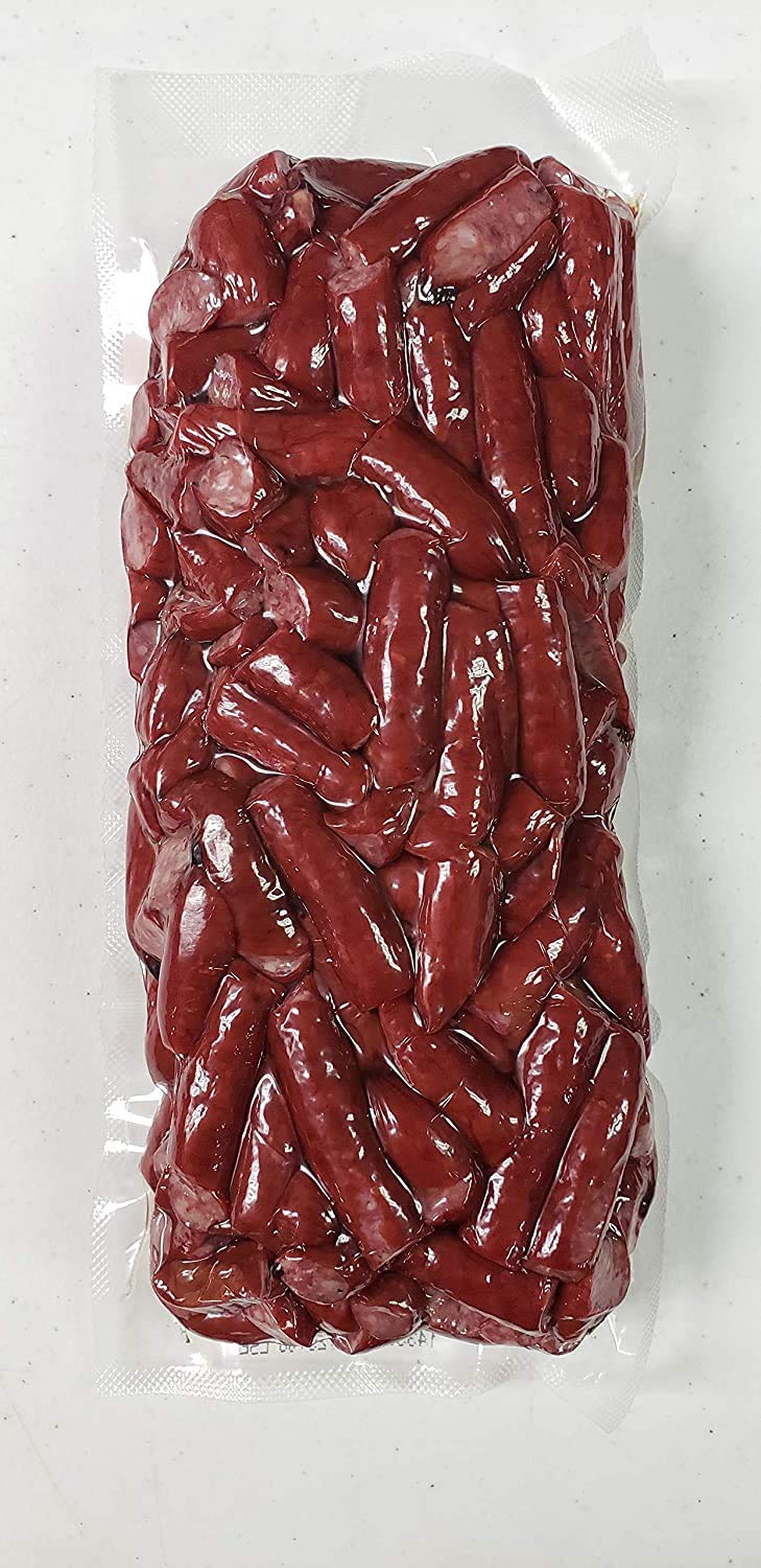 Sugar River beef ends and pieces, close-up shows rich seasoning for party bites.