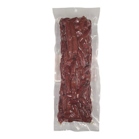 Sugar River snack sticks teriyaki beef, vacuum-sealed for freshness on the go.