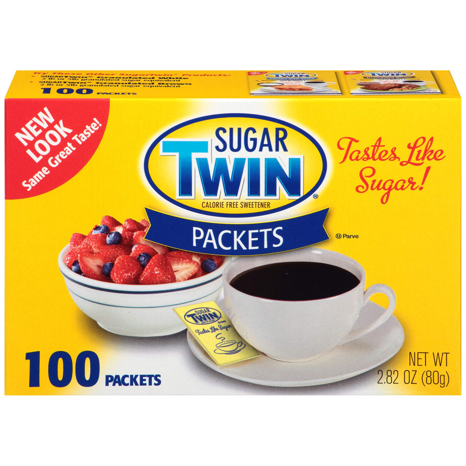 Sugar Twin packets: calorie-free sweetener for beverages and baking