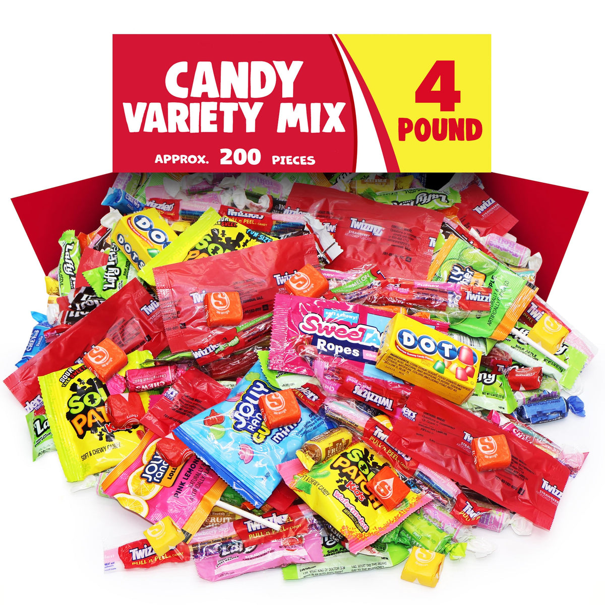 Sugaridge bulk candy variety bag with assorted pieces ideal for parties and gifts.