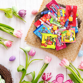 Sugaridge colorful candy buffet display brightens tables at events and gatherings.