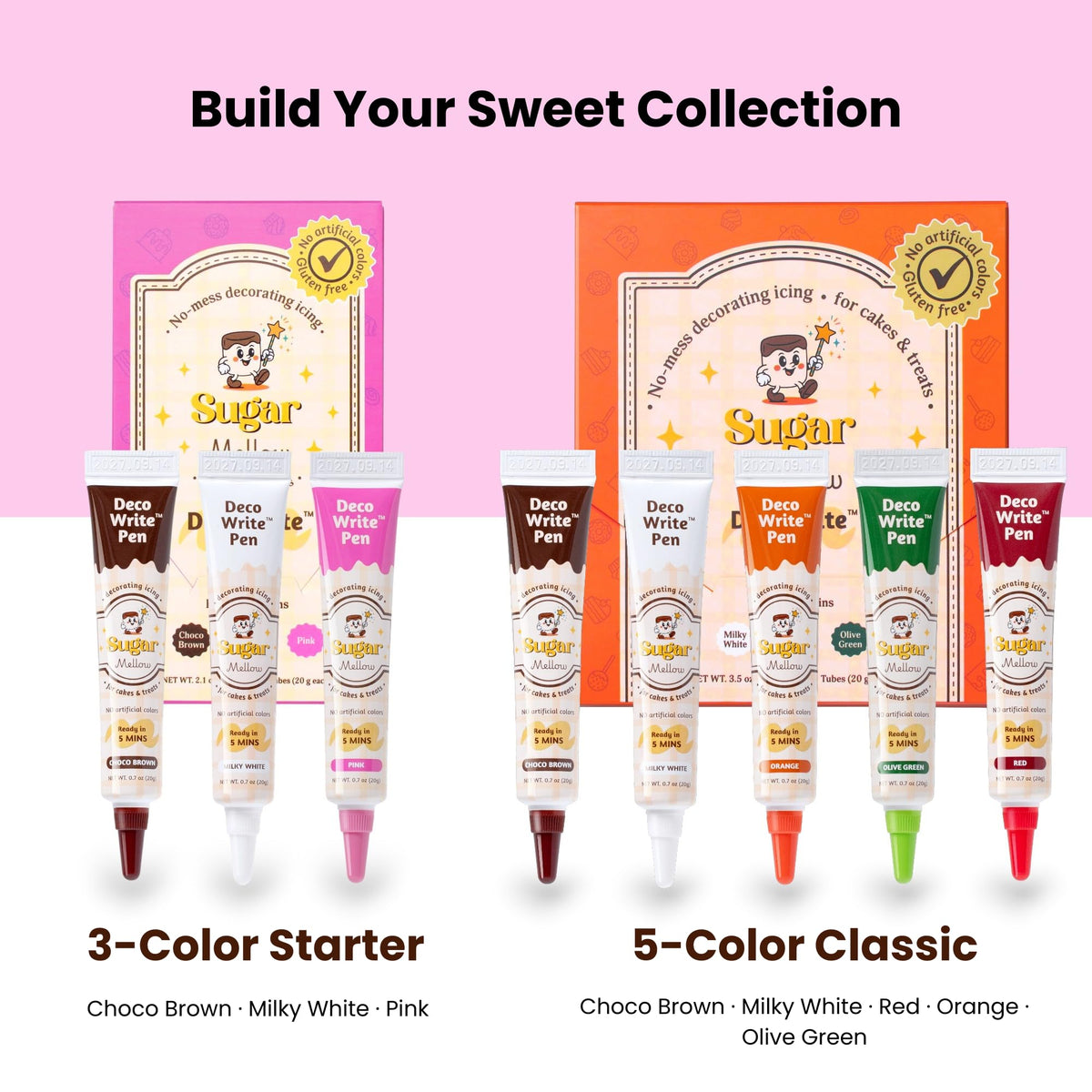 SugarMellow smooth wafer flavor enhances dessert decorations