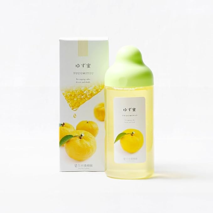 Sugii Bee Garden Yuzu & Honey jar front shows premium citrus-honey blend