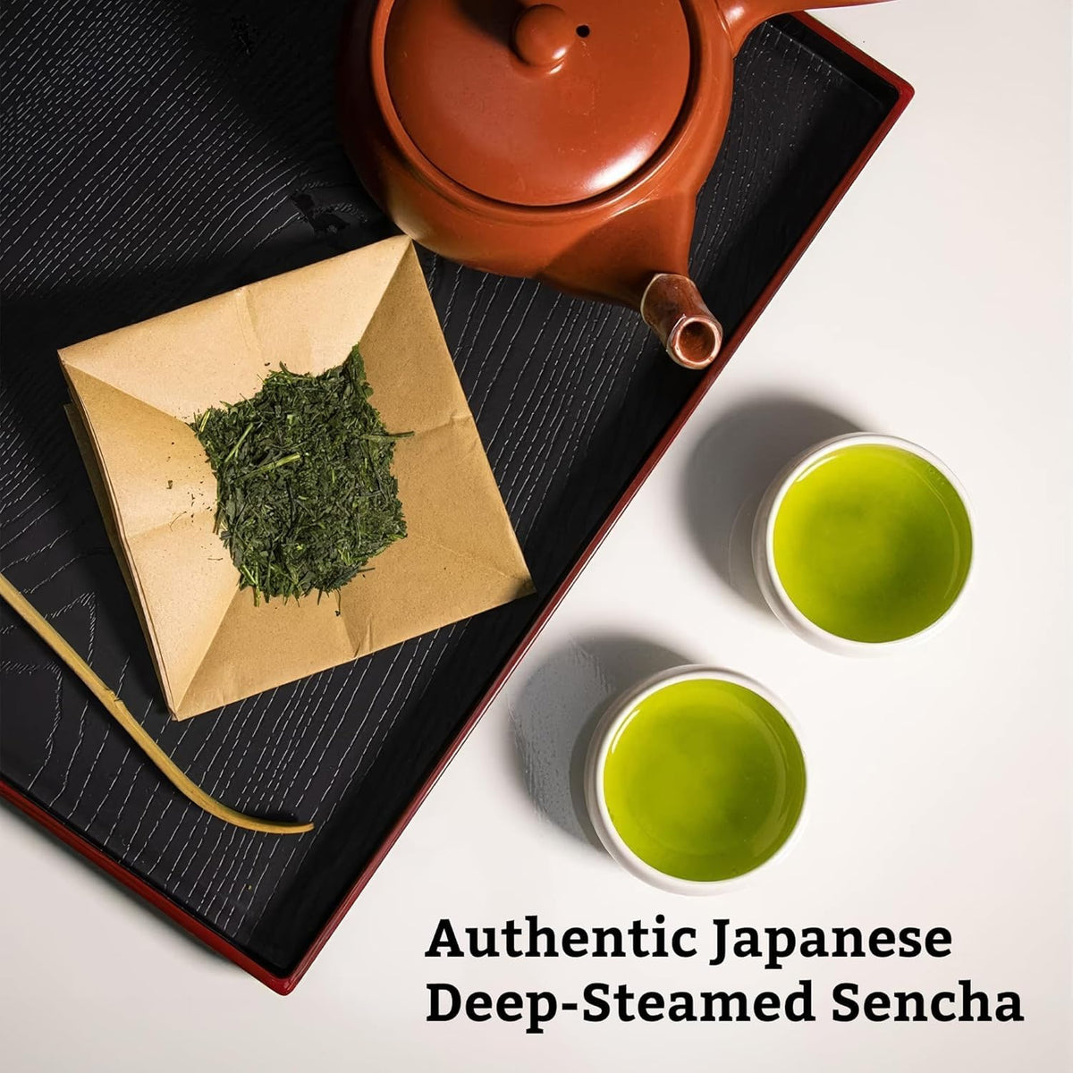 Sugimoto Tea aroma and flavor profile – full-bodied green tea with lingering umami.