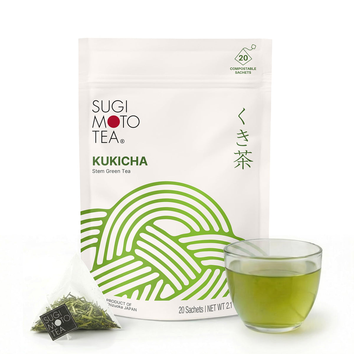 Sugimoto Tea Kukicha tea bags in a pack for daily ritual