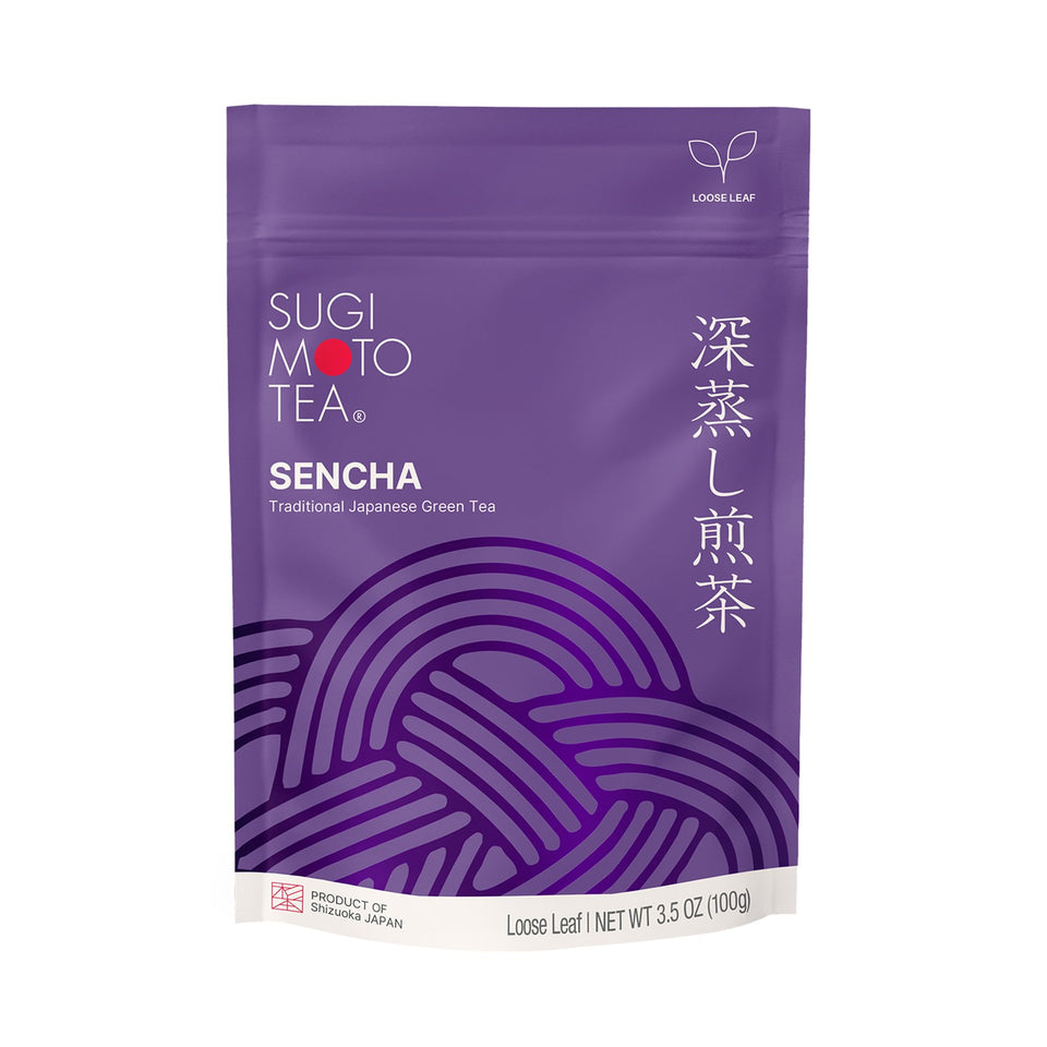SUGIMOTO TEA Sencha Fukamushi loose leaf 100 g for everyday brewing and vibrant aroma