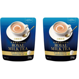Sugimura-Ya Nitto Royal Milk Tea packaging with two sachets for quick preparation