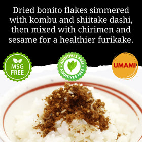 SUI of Tokyo dashi furikake with kombu and shiitake adds depth to dishes