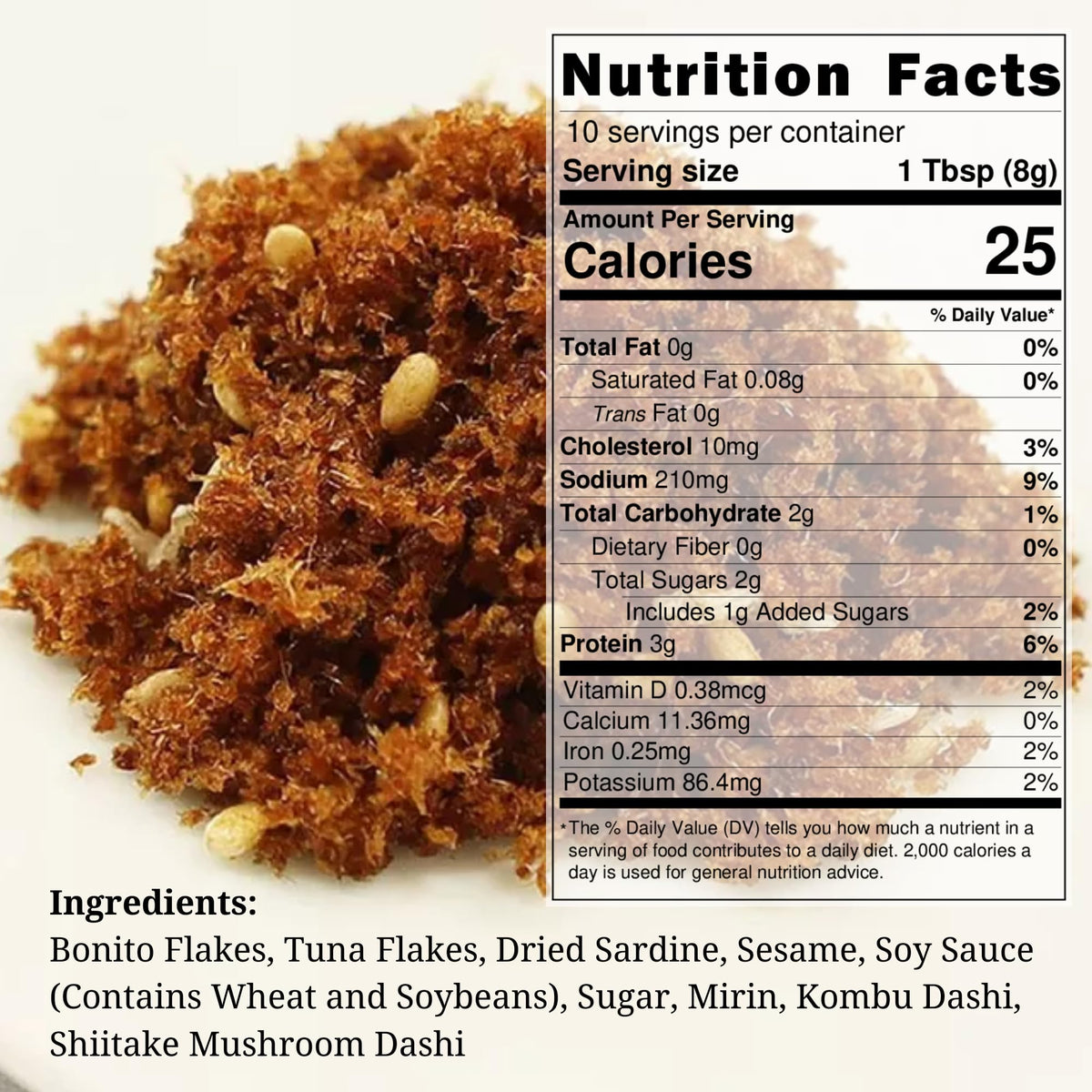 SUI of Tokyo rice furikake serving on steamed rice