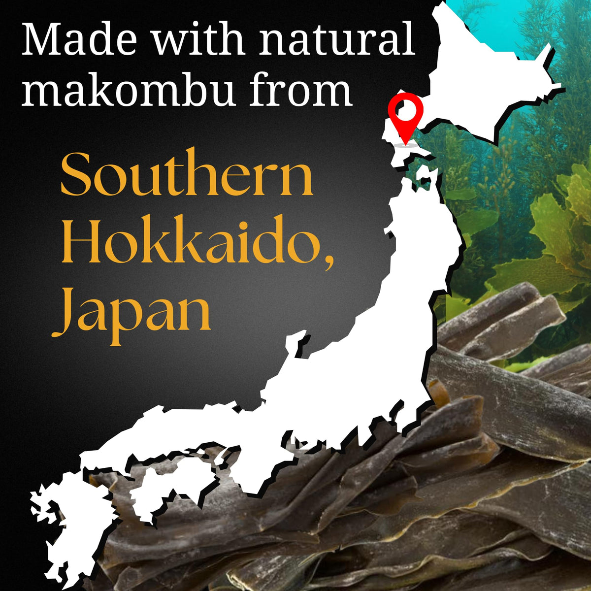 Seasoned kombu with warm rice pairing for comforting bites