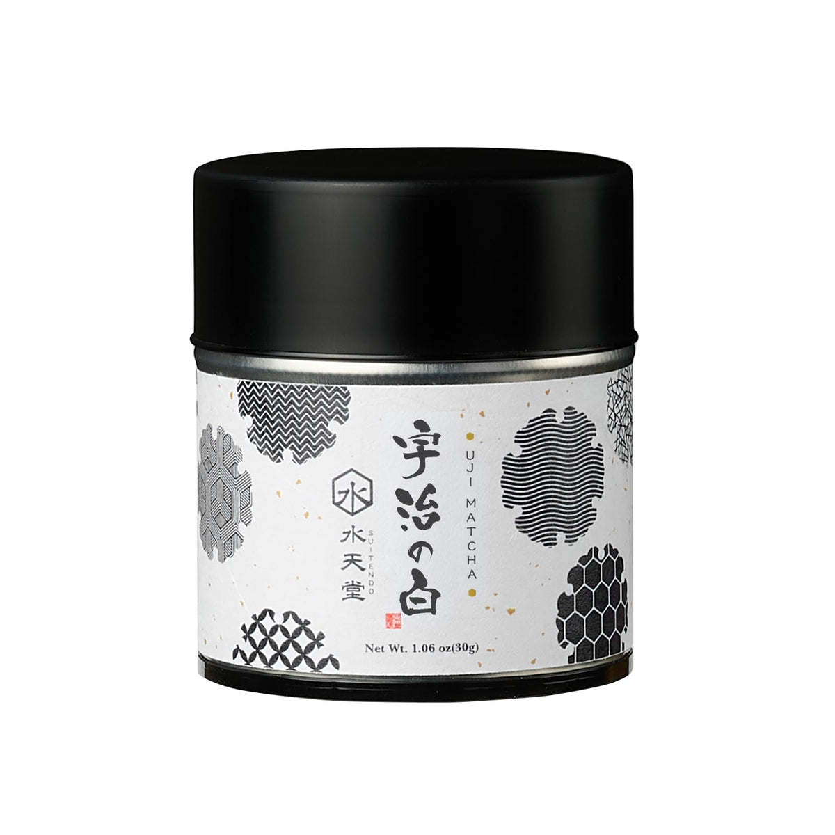SUITENDO Uji no Shiro matcha powder in tin, fresh and vibrant for ceremonial use