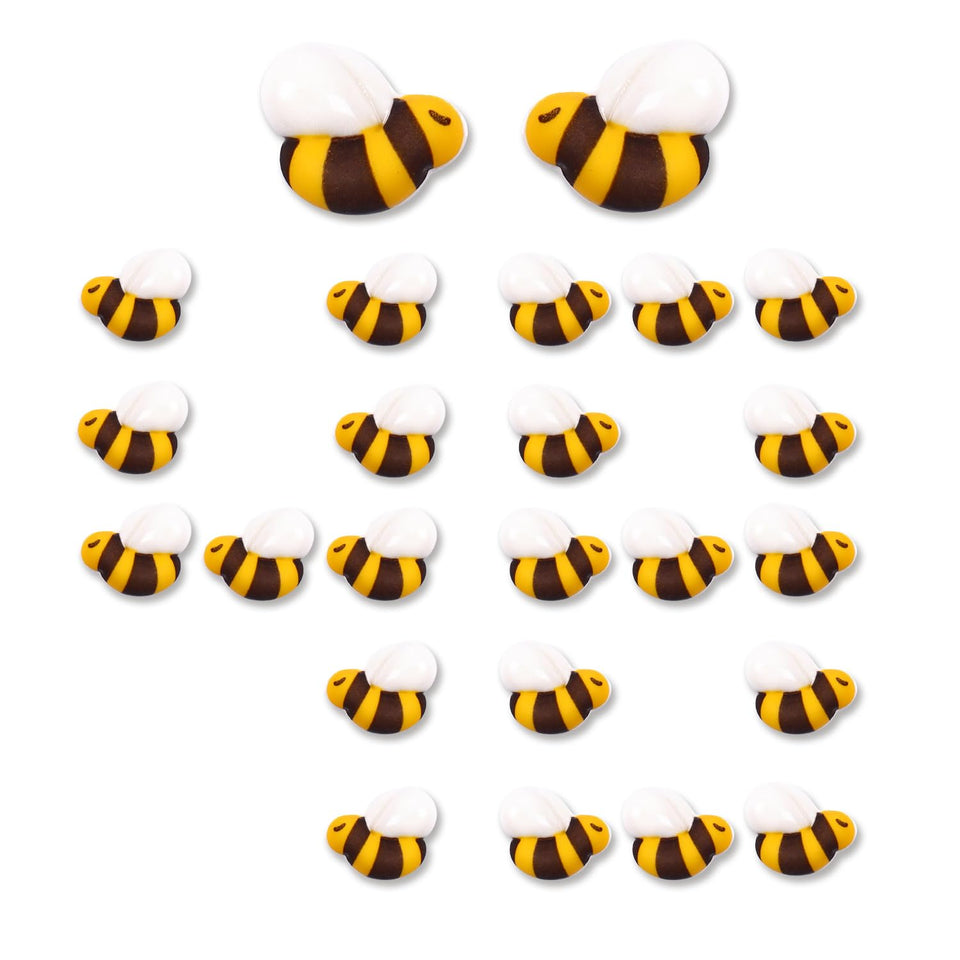 Sujoygar edible bee cupcake toppers add playful charm for celebrations.