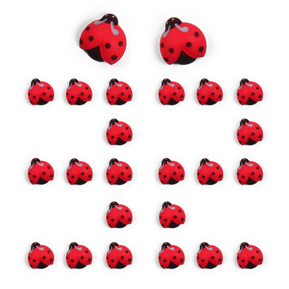 Sujoygar edible ladybug cupcake toppers add color to desserts for celebrations.