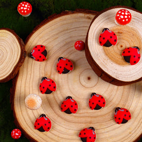 Sujoygar ladybug icing decorations brighten cupcakes and cookies with playful charm.