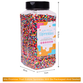 Sujoygar Rainbow Sprinkles party display adding color to celebrations