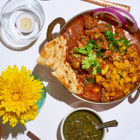 Sukhi's spice blend close-up showing aromatic Indian flavors.