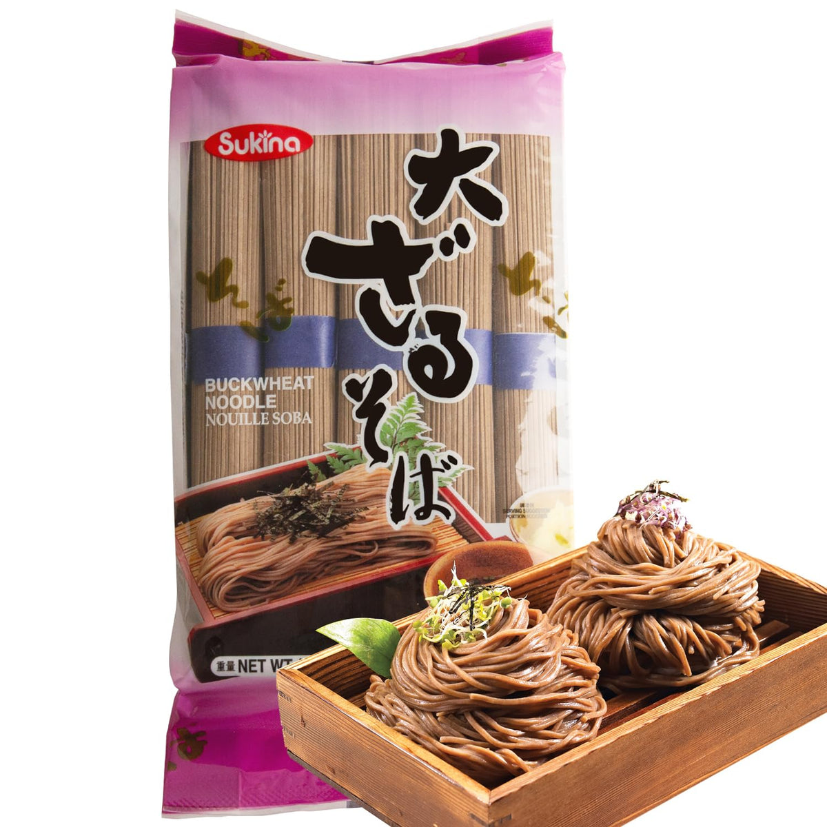 SUKINA Soba Noodles stir-fry pan for quick meals.