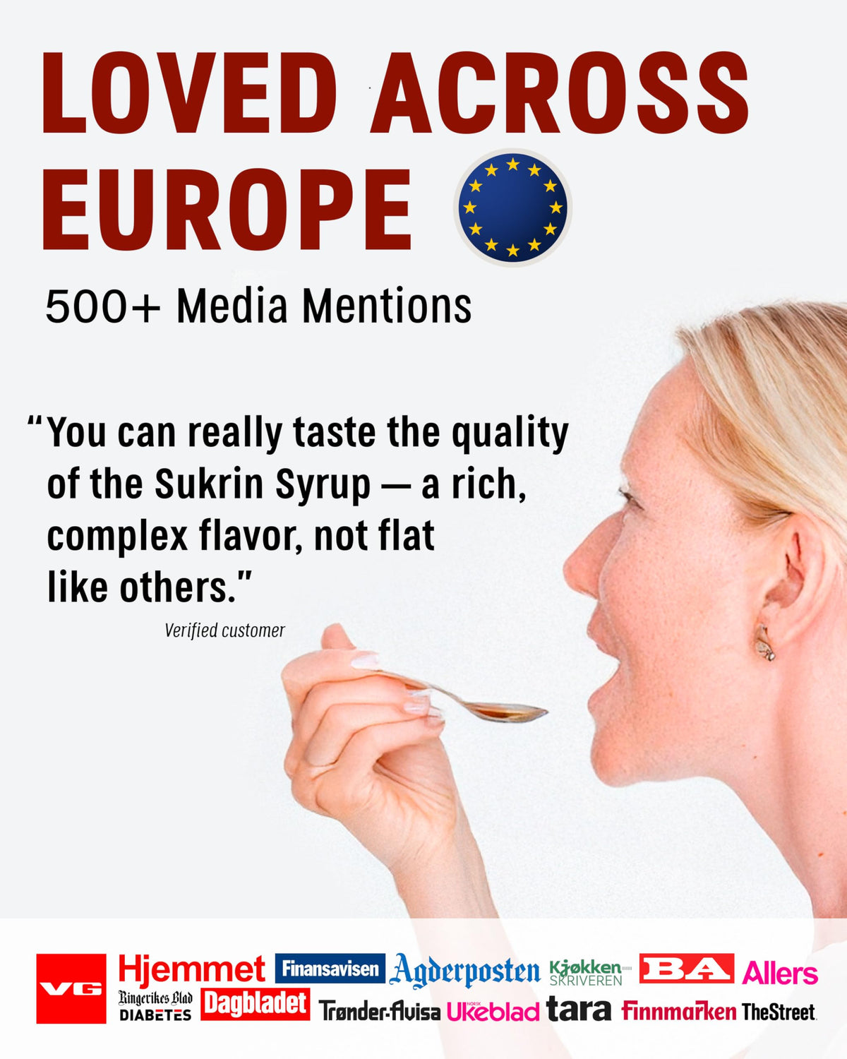 Sukrin Gold Syrup finished desserts with a sugar-free touch.