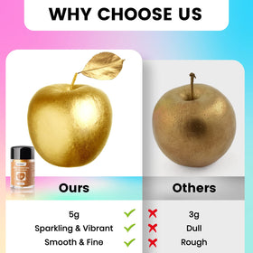 SUVKTDY glitter dust blends with vodka or flavorings for easy DIY color.
