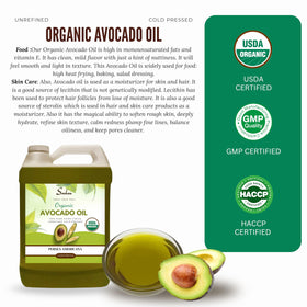 SULU Organics avocado oil close-up highlights nutrient-rich, unrefined quality.