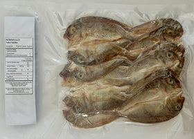 Sun Dried Seafoods Bisugo Pinakas vacuum-sealed packaging seals freshness and flavor.