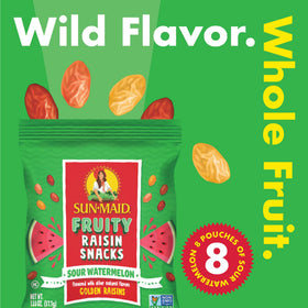 Sun-Maid fruity raisin snack in lunchbox—easy, mess-free snack